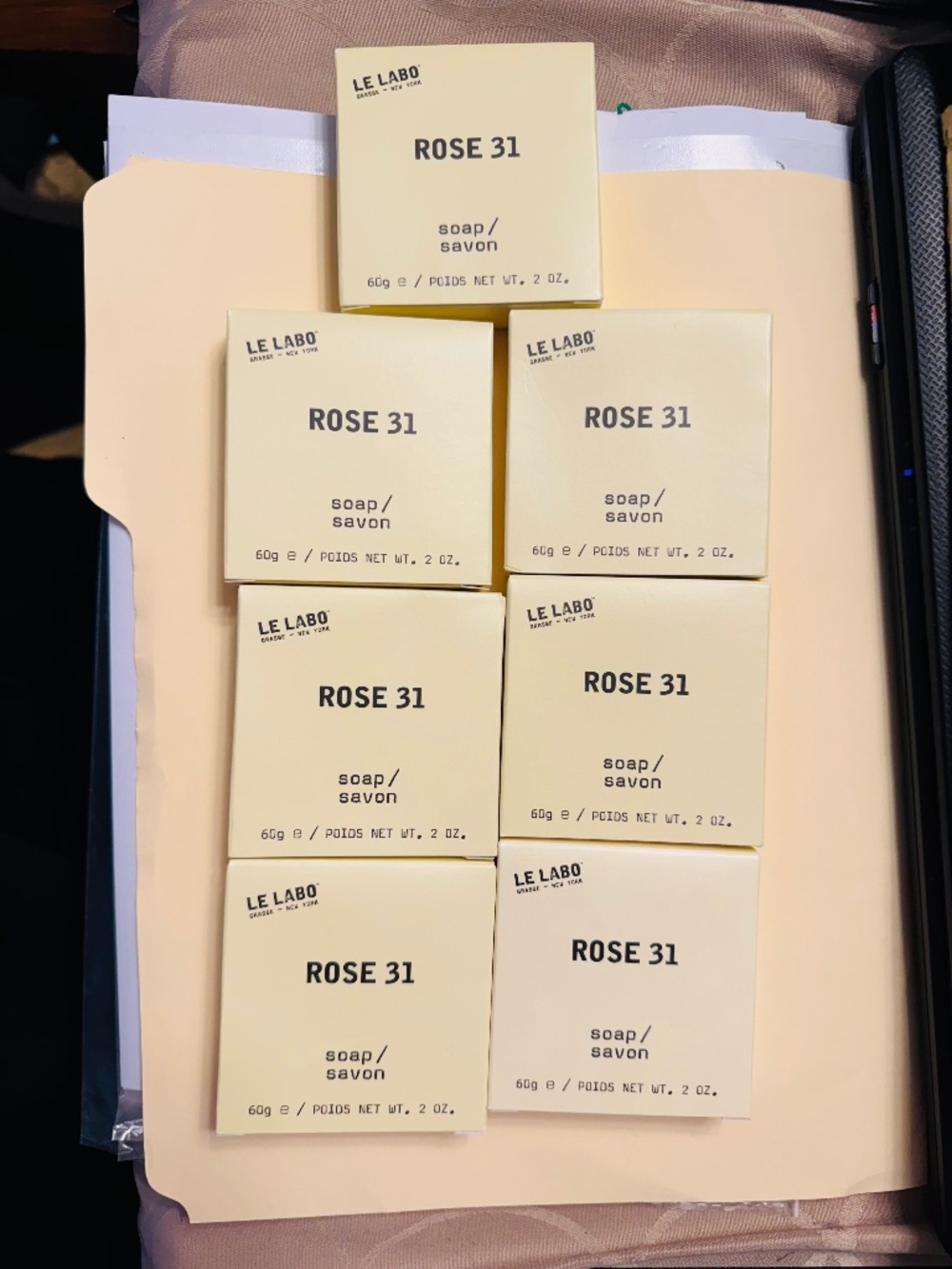 Le Labo Rose 31 Soap Bundle Set Total 540g (7x60g) , (3x40g) - New in box